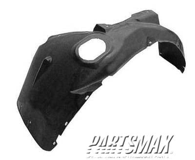 1250 | 1998-2001 VOLKSWAGEN PASSAT LT Front fender splash shield fender liner; early design | VW1250102|3B0809961D01C