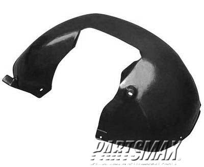 1250 | 2009-2014 VOLKSWAGEN JETTA LT Front fender splash shield Wagon | VW1250109|1K5805977B