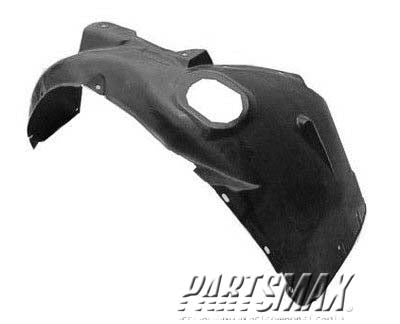 1251 | 2001-2005 VOLKSWAGEN PASSAT RT Front fender splash shield fender liner; late design; w/1.8L/2.0L/2.8L engine | VW1251105|3B0809958A01C