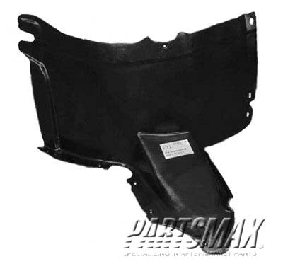 160 | 2005-2010 VOLKSWAGEN JETTA RT Front fender splash shield plastic liner | VW1251107|1K0805912E