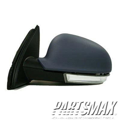 1320 | 2005-2010 VOLKSWAGEN JETTA LT Mirror outside rear view Power; Heated; w/Signal Lamp; w/Puddle Lamp; PTM; see notes | VW1320123|1K1857507BH9B9-PFM