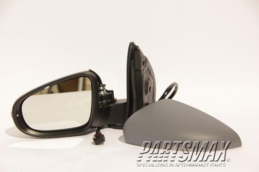 1320 | 2010-2014 VOLKSWAGEN GTI LT Mirror outside rear view Heated; Folding; w/o Memory; w/Puddle Lamp; PTM; see notes | VW1320141|5K0857507AF9B9-PFM
