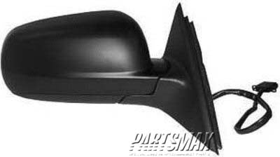 1710 | 2001-2001 VOLKSWAGEN PASSAT RT Mirror outside rear view early design; non-folding heated power remote; w/o memory; w/long housing | VW1321116|3B1857508AB01C