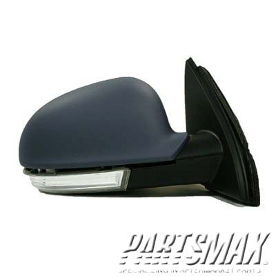 1321 | 2005-2010 VOLKSWAGEN JETTA RT Mirror outside rear view Power; Heated; w/Signal Lamp; w/Puddle Lamp; PTM; see notes | VW1321123|1K1857508BH9B9-PFM