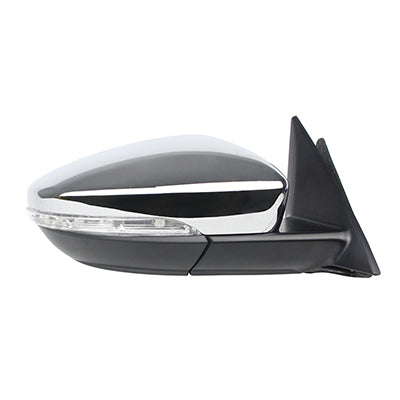 1710 | 2012-2019 VOLKSWAGEN BEETLE RT Mirror outside rear view Power; Heated; w/Signal Lamp; Chrome; see notes | VW1321157|5C5857508B9B9-PFM