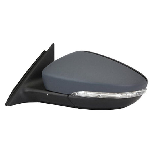 1321 | 2016-2018 VOLKSWAGEN PASSAT RT Mirror outside rear view Heated; w/o BLIS; Man-Folding; w/Cover; PTM; see notes | VW1321162|561857508BD9B9-PFM
