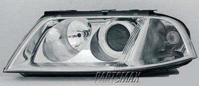2502 | 2001-2005 VOLKSWAGEN PASSAT LT Headlamp assy composite late design; halogen | VW2502118|3B0941015AQ