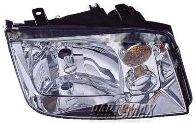 2502 | 2002-2005 VOLKSWAGEN JETTA LT Headlamp assy composite 1.9L/2.0L/2.8L; w/o Fog Lamps; Type 4; From VIN# 2108642 | VW2502125|1J5941017BJ