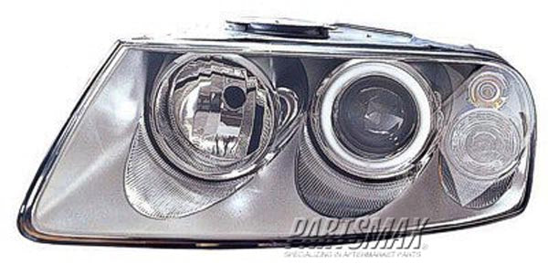 2502 | 2004-2007 VOLKSWAGEN TOUAREG LT Headlamp assy composite w/halogen | VW2502132|7L6941017BK