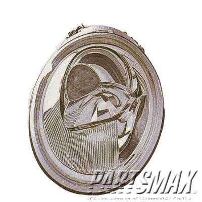 2503 | 1998-2005 VOLKSWAGEN BEETLE RT Headlamp assy composite Halogen | VW2503106|1C0941030K