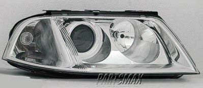 1160 | 2001-2005 VOLKSWAGEN PASSAT RT Headlamp assy composite late design; halogen | VW2503118|3B0941016AQ