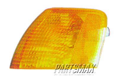 2530 | 1998-2001 VOLKSWAGEN PASSAT LT Front signal lamp GLS|GLX|TDI; Park/Signal Combo; Early Design; Yellow Lens | VW2530106|3B0953041A