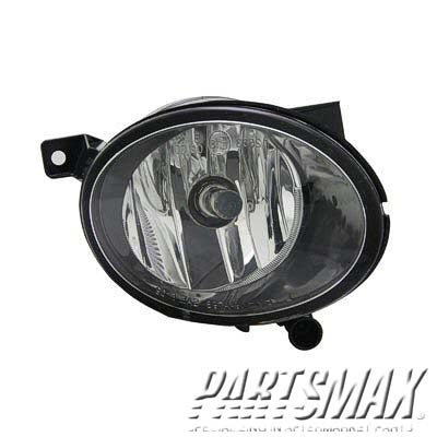 2592 | 2012-2017 VOLKSWAGEN TIGUAN LT Fog lamp assy w/o Lens Shield | VW2592120|5K0941699F