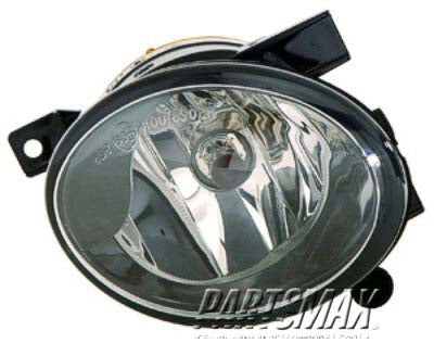 2593 | 2010-2013 VOLKSWAGEN JETTA RT Fog lamp assy Wagon; w/Lens Shield | VW2593118|5K0941700G