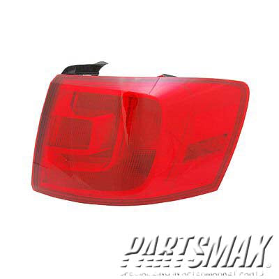 2120 | 2011-2018 VOLKSWAGEN JETTA RT Taillamp assy outer Exc HYBRID; Sedan; Halogen; w/o Rear Fog Lamp | VW2805107|5C6945096D