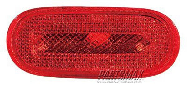 2290 | 2002-2004 VOLKSWAGEN BEETLE LT Rear marker lamp lens S|TURBO S; Red | VW2864100|1C0945073D