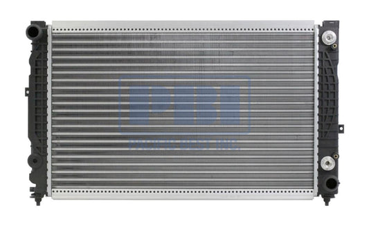 3010 | 1996-2001 AUDI A4 Radiator assembly FWD; w/2.8L V6 engine; w/auto trans; from VIN T210001; early style | VW3010117|8D0121251BB